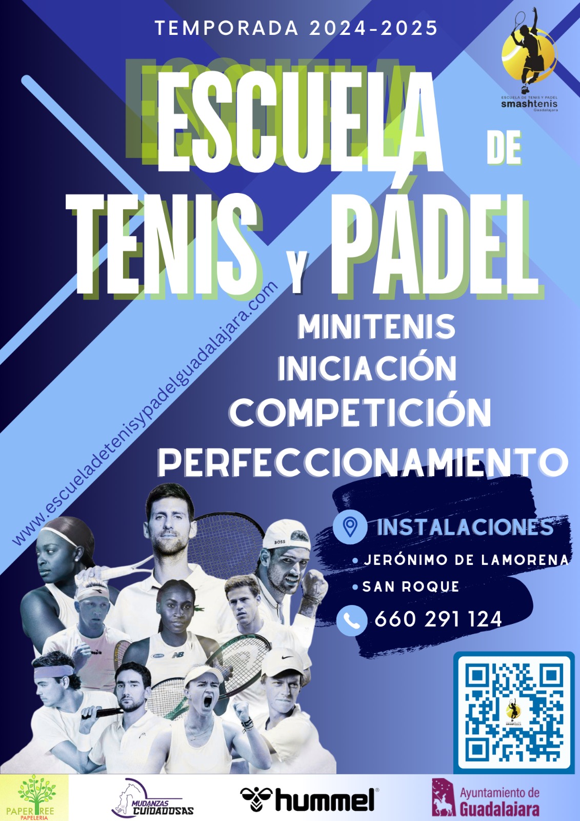 escuela de tenis y padel guadalajara 2024 2025